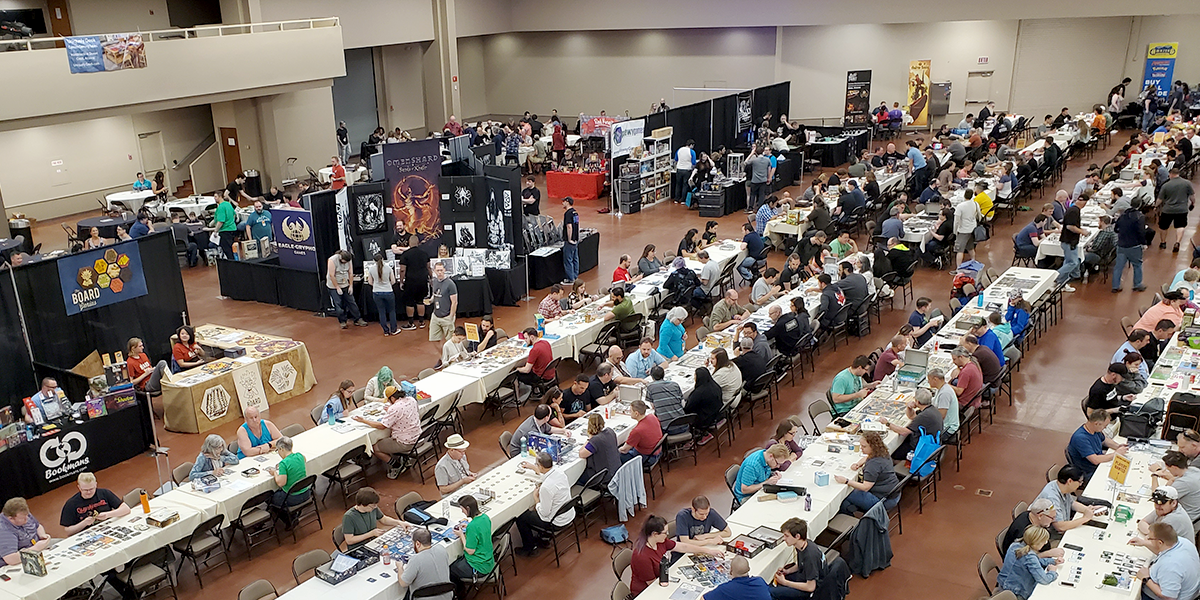 Arizona Game Fair main gaming floor 2019.
